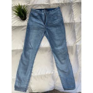 Express Hyperstretch High Rise Skinny Jeans